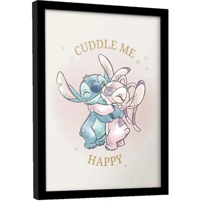 Lilo & Stitch Pink/Blue Framed Poster - Poster Lilo & Stitch Pink/Blue Framed Poster - Poster