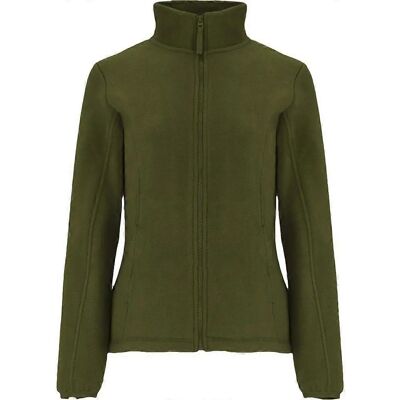 Giacca Polar Roly Artic - Chiusura Lampo Completa, Verde Bottiglia, Slim Fit Giacca Polar Roly Artic - Chiusura Lampo Completa, Verde Bottiglia, Slim Fit