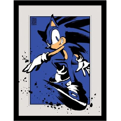 Poster encadré Sonic The Hedgehog - Poster Poster encadré Sonic The Hedgehog - Poster