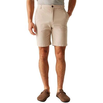 Shorts en coton avec protection UV Sabastal pour hommes - Blanc Piment - Publicité Shorts en coton avec protection UV Sabastal pour hommes - Blanc Piment - Publicité