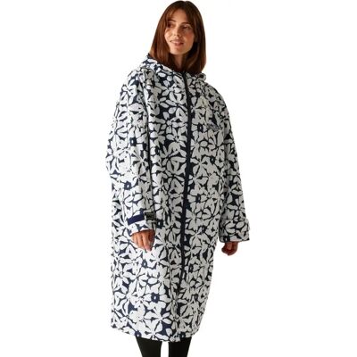 Regatta Mens Adult Waterproof Fleece Lined Robe Jacket Navy White Large - Robe Jacket Regatta Mens Adult Waterproof Fleece Lined Robe Jacket Navy White Large - Robe Jacket