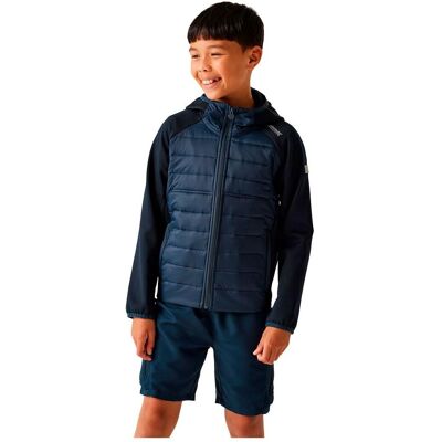 Regatta Boys Kielder Hybrid IX Insulated Hooded Jacket - Navy - Kids' Outdoor Jacket Regatta Boys Kielder Hybrid IX Insulated Hooded Jacket - Navy - Kids' Outdoor Jacket