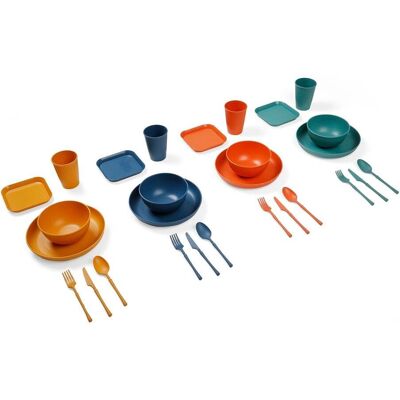 Set de picnic pentru 4 persoane Multicolor - Set de picnic Set de picnic pentru 4 persoane Multicolor - Set de picnic