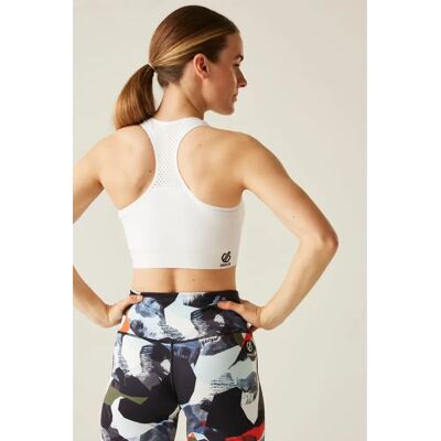 Dare2b Soutien-gorge de sport Femme Dont Sweat It II Blanc S - Buste 80.01cm - Publicité Dare2b Soutien-gorge de sport Femme Dont Sweat It II Blanc S - Buste 80.01cm - Publicité
