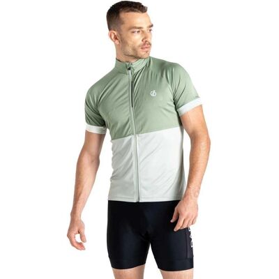 Dare2b Herren Protraction III Radtrikot - Ziergrün & Aqua Grau Dare2b Herren Protraction III Radtrikot - Ziergrün & Aqua Grau