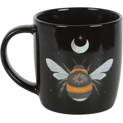 Something Different Mug Abeille Forestière - Céramique, 340L, Noir/Blanc - Publicité Something Different Mug Abeille Forestière - Céramique, 340L, Noir/Blanc - Publicité