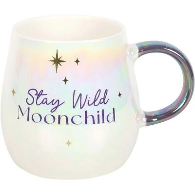 Something Different Restez Sauvage Enfant Lune - Mug - Publicité Something Different Restez Sauvage Enfant Lune - Mug - Publicité
