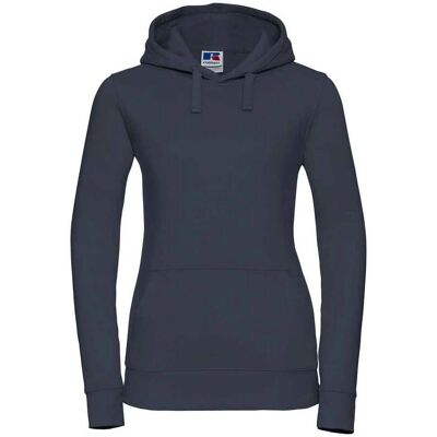 Russell Athletic Womens/ladies Authentic Hoodie - French Navy - Size 8 UK - Hooded Sweatshirt Russell Athletic Womens/ladies Authentic Hoodie - French Navy - Size 8 UK - Hooded Sweatshirt