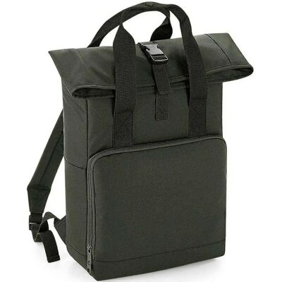 Sac à dos unisexe Bagbase Olive - rouleau à double poignée Sac à dos unisexe Bagbase Olive - rouleau à double poignée