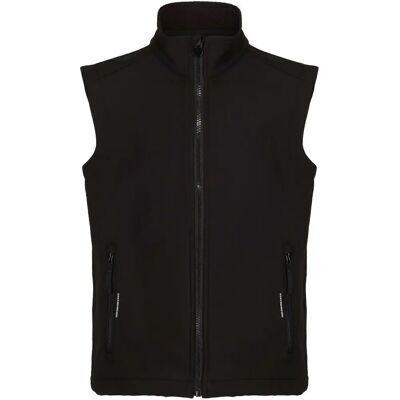 Regatta Kinder Softshell Bodywarmer - Zwart - 3-12 Jaar - Reflecterend Regatta Kinder Softshell Bodywarmer - Zwart - 3-12 Jaar - Reflecterend