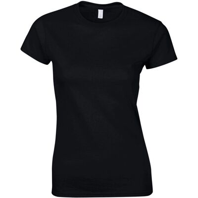 Gildan Black Womens T-Shirt - Casual Top Gildan Black Womens T-Shirt - Casual Top