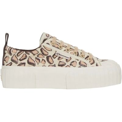 Superga Dames Giraffe Print Plateau Sneakers - Schoenen Superga Dames Giraffe Print Plateau Sneakers - Schoenen