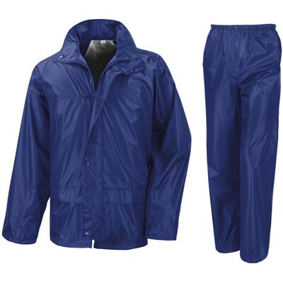 Result Core Royal Blue Rain Suit - Waterproof 2000mm Result Core Royal Blue Rain Suit - Waterproof 2000mm