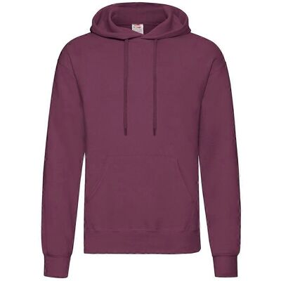 Fruit of the Loom Bourgondië XXL Unisex Hoodie - Hoodie Fruit of the Loom Bourgondië XXL Unisex Hoodie - Hoodie