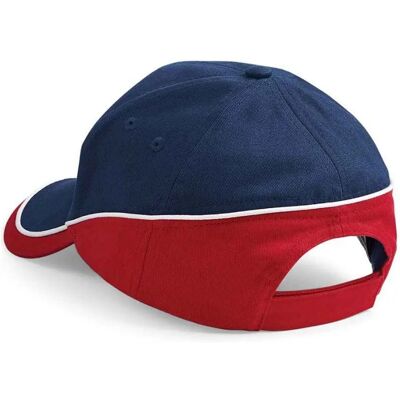 Casquette de compétition Beechfield Teamwear - Panneau contrasté Casquette de compétition Beechfield Teamwear - Panneau contrasté