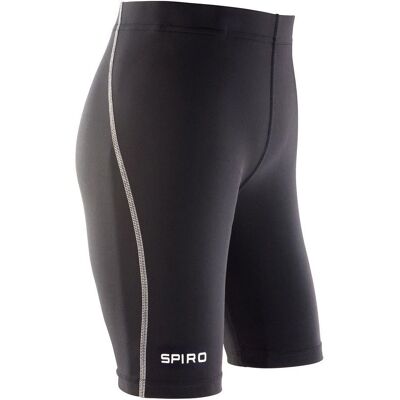 Spiro Black Kids Baselayer Shorts - Shorts Spiro Black Kids Baselayer Shorts - Shorts