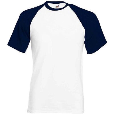 Fruit of the Loom Unisex Kontrastpanel Baseball T-Shirt - T-Shirt Fruit of the Loom Unisex Kontrastpanel Baseball T-Shirt - T-Shirt