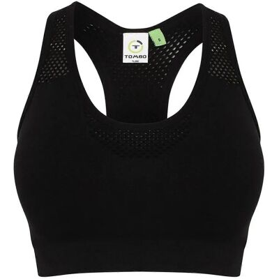 Tombo Black Seamless Sports Bra - Sports Bra Tombo Black Seamless Sports Bra - Sports Bra