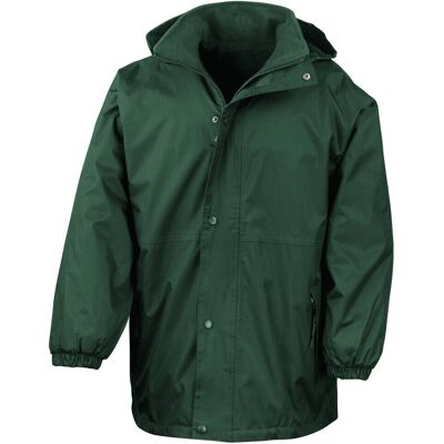 Result Reversible Jacket - StormDri 4000 for Kids - Bottle Green 7-8 Years Result Reversible Jacket - StormDri 4000 for Kids - Bottle Green 7-8 Years