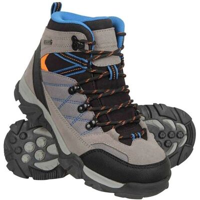 Mountain Warehouse Kids Grijs Suede Wandelboots - Trail Mountain Warehouse Kids Grijs Suede Wandelboots - Trail
