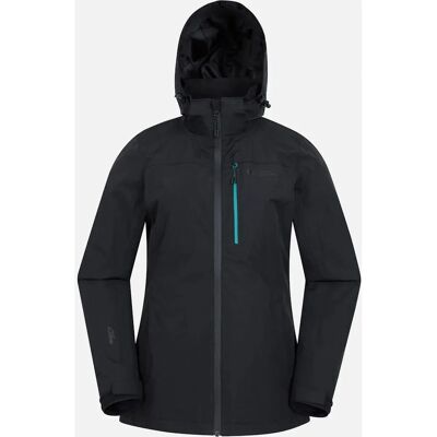 Mountain Warehouse Rainforest II Extreme Waterdichte Jas - Zwart - Maat 14 Mountain Warehouse Rainforest II Extreme Waterdichte Jas - Zwart - Maat 14