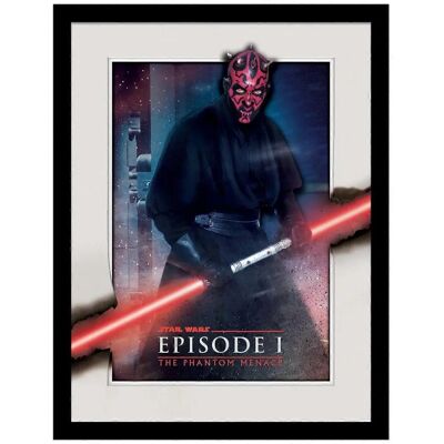 Star Wars Darth Maul Framed Poster - Poster Star Wars Darth Maul Framed Poster - Poster