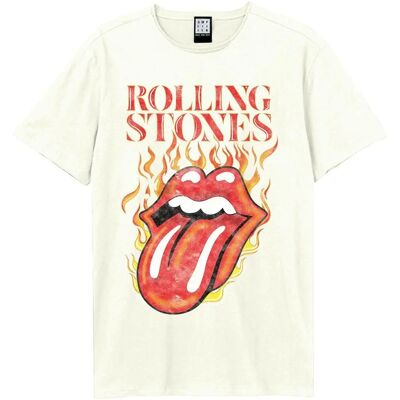 Amplified The Rolling Stones White T-Shirt XS - Unisex Adult Amplified The Rolling Stones White T-Shirt XS - Unisex Adult