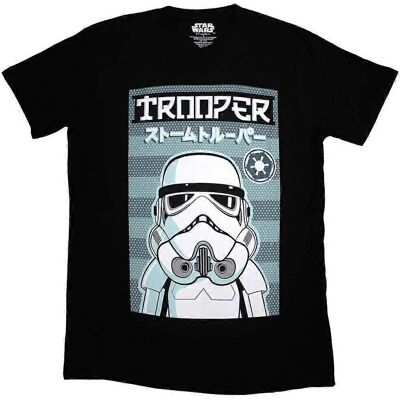 T-Shirt Trooper Nero Star Wars - Unisex Adulto T-Shirt Trooper Nero Star Wars - Unisex Adulto