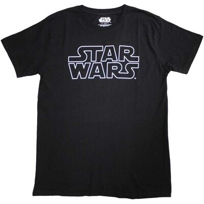 Star Wars Unisex Volwassenen Logo T-Shirt - T-Shirt Star Wars Unisex Volwassenen Logo T-Shirt - T-Shirt