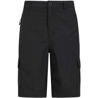 Mountain Warehouse Herren Explore Cargo Shorts - Schwarz - Freizeitbekleidung Mountain Warehouse Herren Explore Cargo Shorts - Schwarz - Freizeitbekleidung