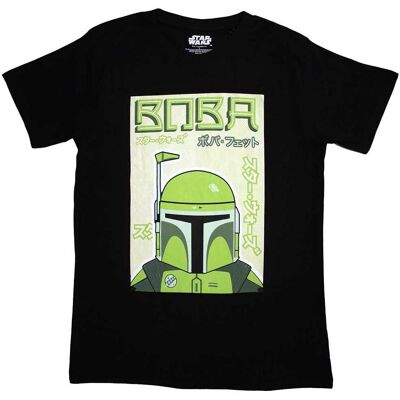T-Shirt Unisex Star Wars Boba Fett Nero XL - Manica Corta T-Shirt Unisex Star Wars Boba Fett Nero XL - Manica Corta