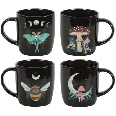Something Different Dark Forest Mug - Black/Multicoloured Something Different Dark Forest Mug - Black/Multicoloured