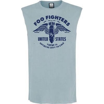 Amplified Foo Fighters Blue Tank Top - Tank Top Amplified Foo Fighters Blue Tank Top - Tank Top
