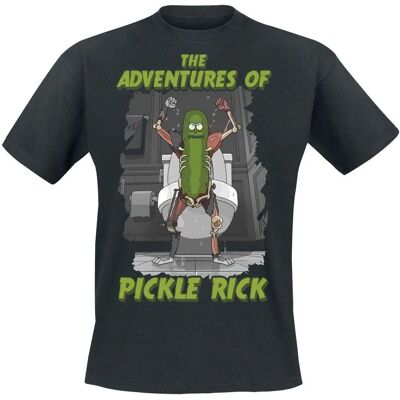 Rick & Morty Rick & Morty Unisex Pickle Rick T-Shirt Black XXL - T-Shirt Rick & Morty Rick & Morty Unisex Pickle Rick T-Shirt Black XXL - T-Shirt