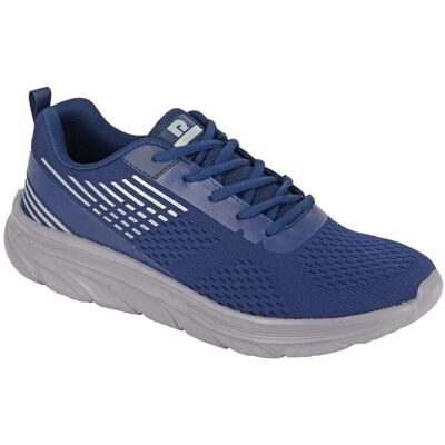 Pertemba FR - Navy Blue Contrast Detail Trainers - Sneakers Pertemba FR - Navy Blue Contrast Detail Trainers - Sneakers