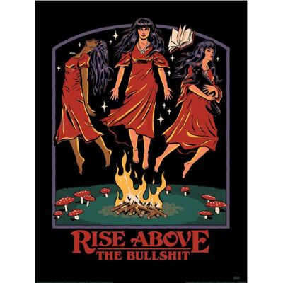Steven Rhodes Rise Above The Bullshit Print - Print Steven Rhodes Rise Above The Bullshit Print - Print