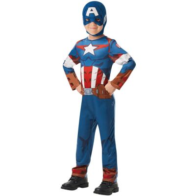 Marvel - Captain America Lastenmava - Sininen/Punainen/Valkoinen - 5-6 vuotta - Naamiokimpp Marvel - Captain America Lastenmava - Sininen/Punainen/Valkoinen - 5-6 vuotta - Naamiokimpp