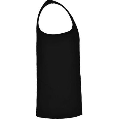 Roly Childrens Kids Andre Sports Vest Top Solid Black - Sports Vest Roly Childrens Kids Andre Sports Vest Top Solid Black - Sports Vest