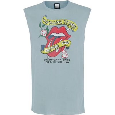 Amplified You The Rolling Stones Tank Top Blue M Amplified You The Rolling Stones Tank Top Blue M