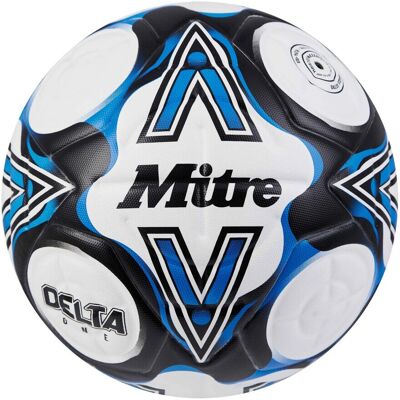 Mitre Delta One White/Black/Blue Football - Sports Equipment Mitre Delta One White/Black/Blue Football - Sports Equipment