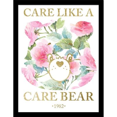 Pertemba Home Care Bears Care Like A Care Bear Framed Print - Framed Print Pertemba Home Care Bears Care Like A Care Bear Framed Print - Framed Print