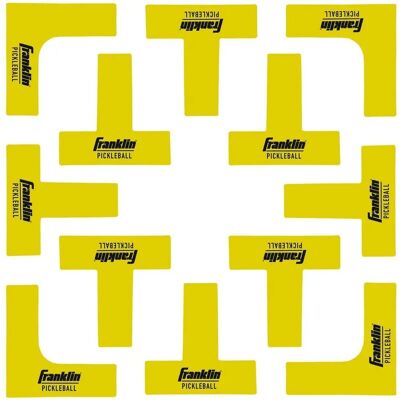 Franklin - Pickleball Markers Kit - Black/Yellow - Marker Kit Franklin - Pickleball Markers Kit - Black/Yellow - Marker Kit