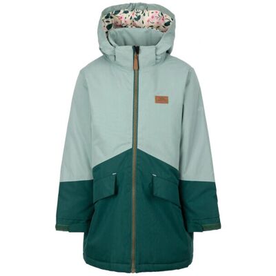 Trespass Oleta Waterdichte Regenjas - Kinderen Teal Mist - 11-12 Jaar Trespass Oleta Waterdichte Regenjas - Kinderen Teal Mist - 11-12 Jaar