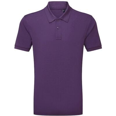Asquith & Fox Glacier Tech Purple Polo Shirt - Mens Polo Asquith & Fox Glacier Tech Purple Polo Shirt - Mens Polo