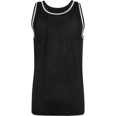 Build Your Brand Mens Mesh Tank Top Black/White XXL - Tank Top Build Your Brand Mens Mesh Tank Top Black/White XXL - Tank Top