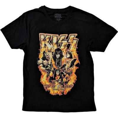 Maglietta Unisex Adulti Kiss End Of The Road Tour - Maglietta Maglietta Unisex Adulti Kiss End Of The Road Tour - Maglietta
