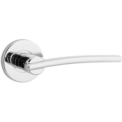 URBN Living - Lever Latch Door Handles - Round Rose Internal External - Metal URBN Living - Lever Latch Door Handles - Round Rose Internal External - Metal