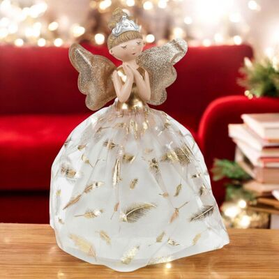 URBN Living - Angel - 38cm - Gold Leaf - Ornament URBN Living - Angel - 38cm - Gold Leaf - Ornament