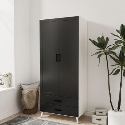 URBN Living - DEVON - 180cm - 2 Door - Wardrobe URBN Living - DEVON - 180cm - 2 Door - Wardrobe