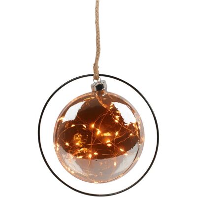 URBN Living - Black Ring Orb - 30 LEDs URBN Living - Black Ring Orb - 30 LEDs